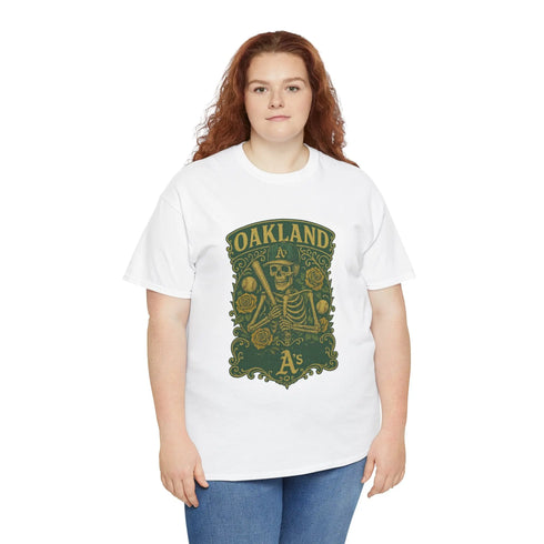 Grateful Dead - Oakland A's Retro Poster Art T-shirt - StealieShop